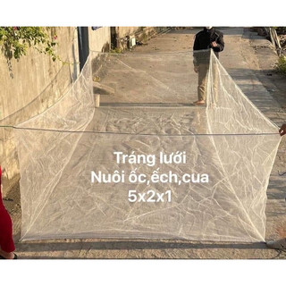 Vèo lưới - tráng lưới nuôi cá ốc ếch lươn tôm cua baba rắn... Lưới thái sịn đủ kích thước và mắt lưới