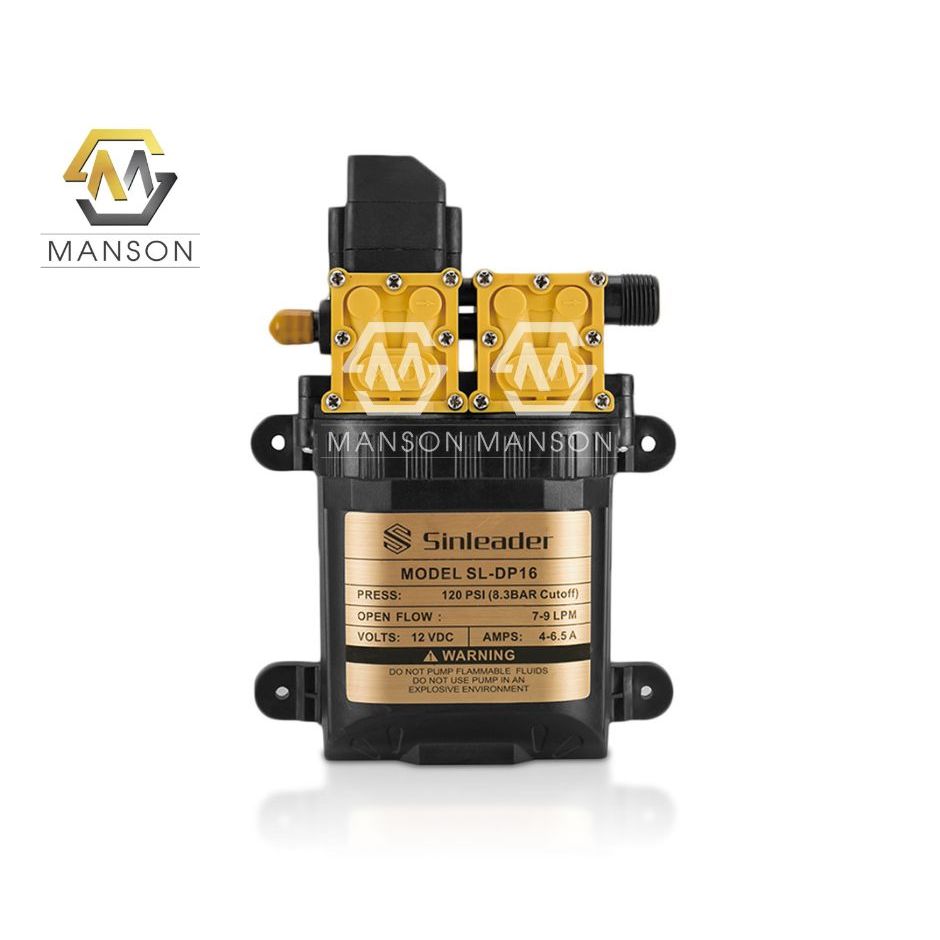 Máy bơm nước áp lực đôi mini, 12V-8L/P