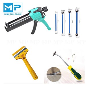  Bộ Dụng Cụ Thi Công Keo Chít Mạch Hai Thành Phần- Thi Công Keo Chà ron Saveto ,7N7 400ml Tại Xưởng 