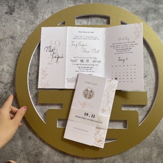 NN.50 Thiệp Cưới VINTAGE, Quý Khách Trao Đổi Trước Với Shop Để Duyệt Thiết Kế Trước Khi Đặt Hàng