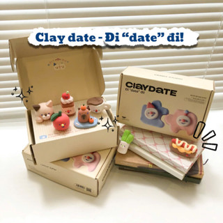 Bộ DIY Crabit Clay Date đất nặn tự khô siêu nhẹ kèm hướng dẫn và dụng cụ tạo hình đất sét handmade