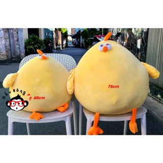  Gấu bông gà bông vàng bụng to khổng lồ 