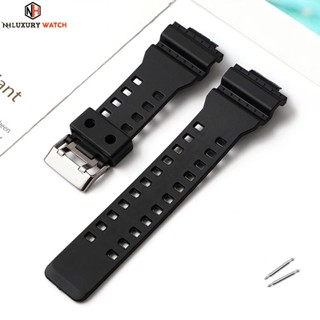 Dây Đeo Da PU 16mm Cho Đồng Hồ Casio G-Shock Ga-100 Ga-110 Ga150 Ga300 Gd110 Gls-100 Gw-8900 Ga120