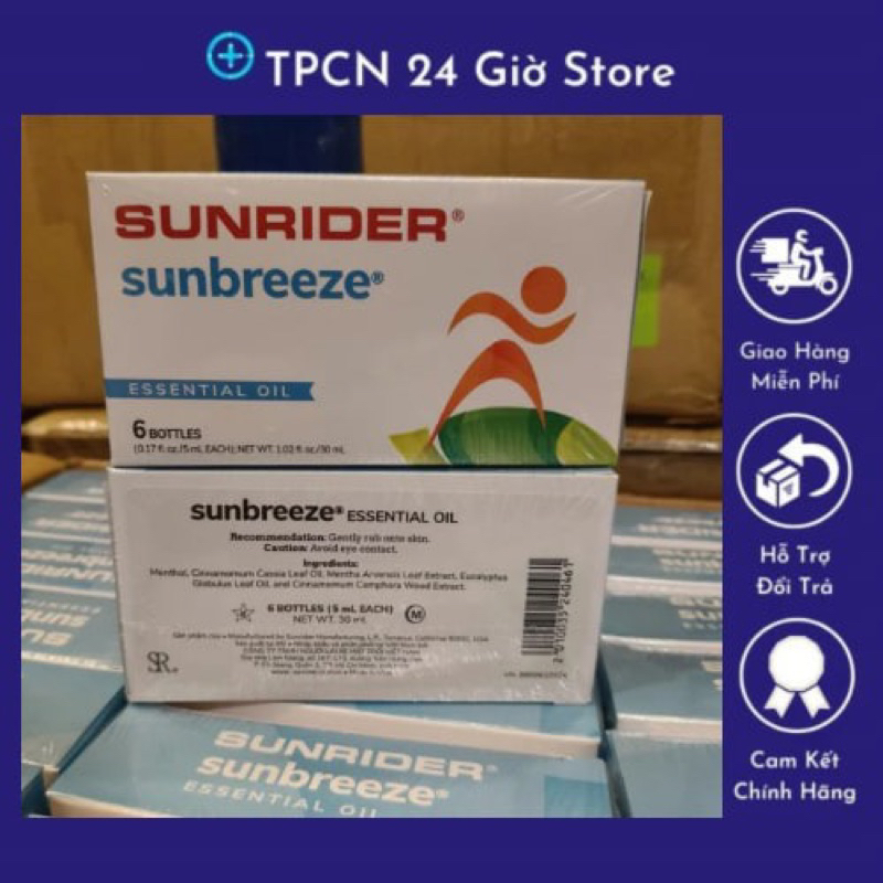Combo 2 hộp 12 chai - Tinh dầu thần thánh mỹ Sun Breeze của tập đoàn Sunrider nhập khẩu Mỹ.