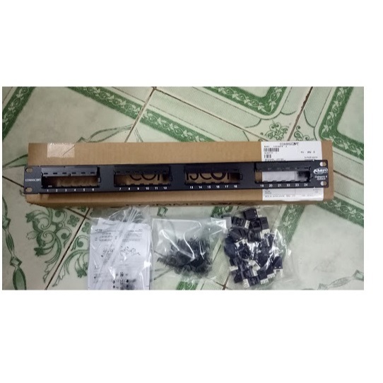 Thanh đấu nối Patch panel 24 port Cat5 AMP COMMSCOPE - 420