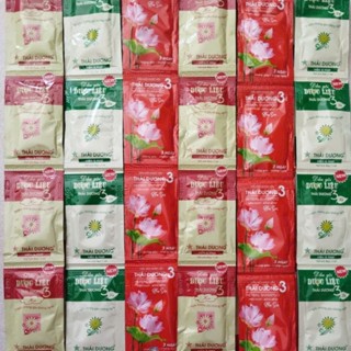 Dầu Gội Dược Liệu Thái Dương 3 Hương Hoa, Lá - 10 gói - Sao Thái Dương