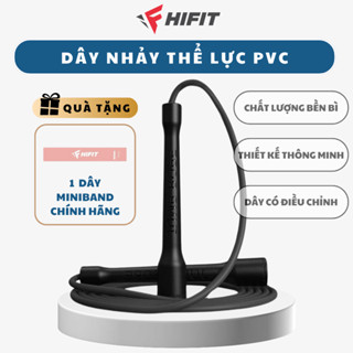 Dây Nhảy Tốc Độ HIFIT, Dây Nhảy Thể Lục Chất Liệu PVC 6mm Cao Cấp, Nhựa Đặc, Tặng Kèm Túi Đựng