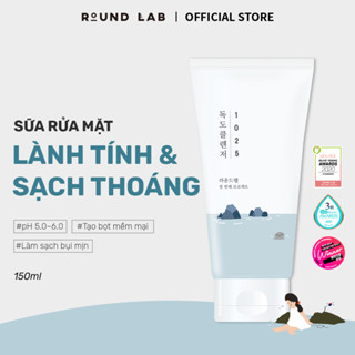 Sữa Rửa Mặt Round Lab 1025 Dokdo Cleanser 150ml loại bỏ bụi bẩn dầu thừa (mely)