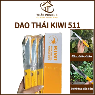 Dao thái lan cán vàng kiwi, đầu nhọn siêu bén, dao gọt trái trái cây rau củ quả tiện lợi dùng cho nhà bếp