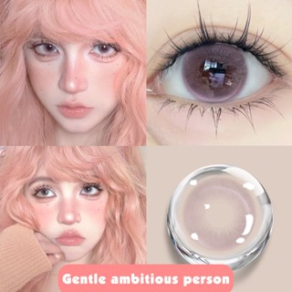  MILL CREEK Kính áp tròng DIA14.5mm Hồng Dễ thương Ngọt ngào Lens 1 cặp 2 chiếc 1 năm sử dụng 