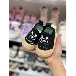  Giày bún cổ chun tập đi hình gấu cho bé trai gái đế dẻo mềm chống trơn trượt thoáng khí nhẹ êm cho bé từ 1-7 tuổi 