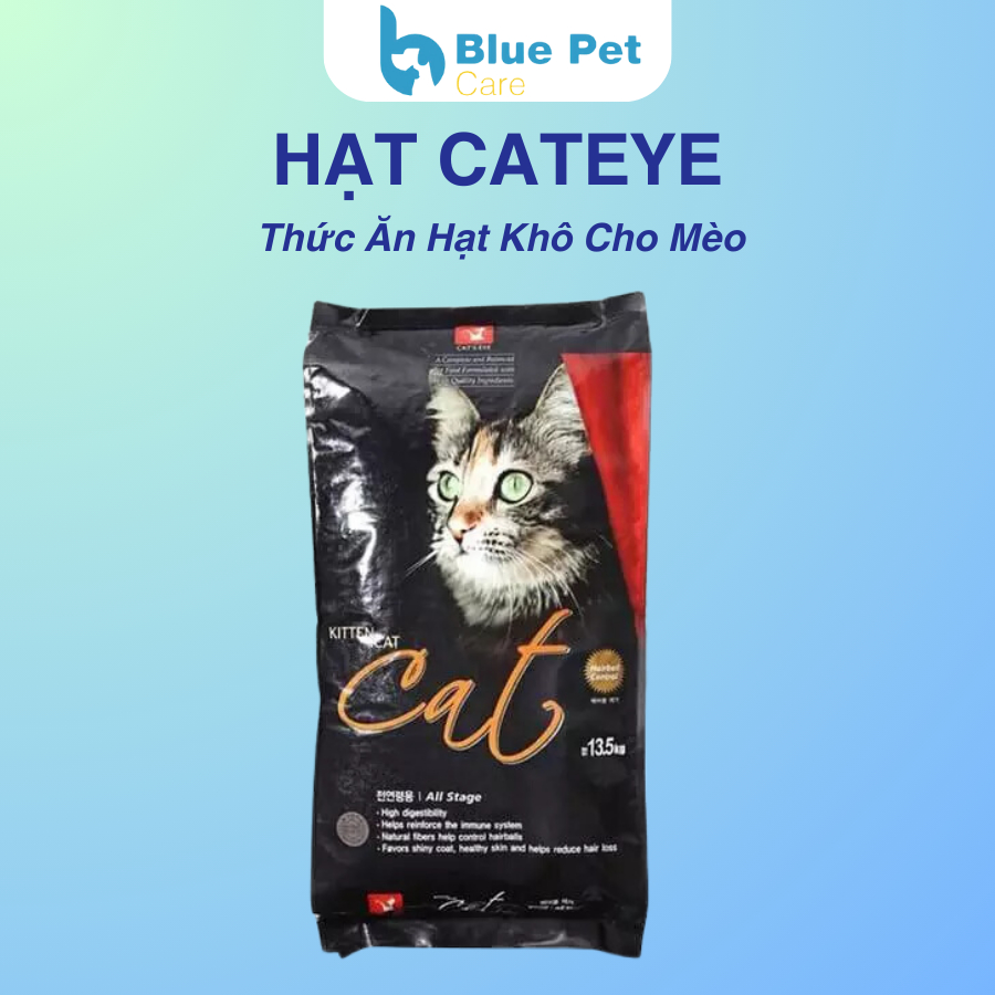 Hạt Cateye Thức Ăn Hạt Khô Cho Mèo Mọi Lứa Tuổi Nhập Khẩu Hàn Quốc - thú cưng Blue Petcare