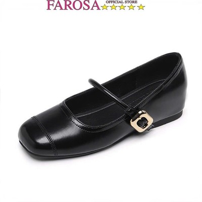 Giày hài bệt búp bê nữ đế cao su dẻo FAROSA -H78 giày búp bê quai khóa ngang cực xinh cực êm