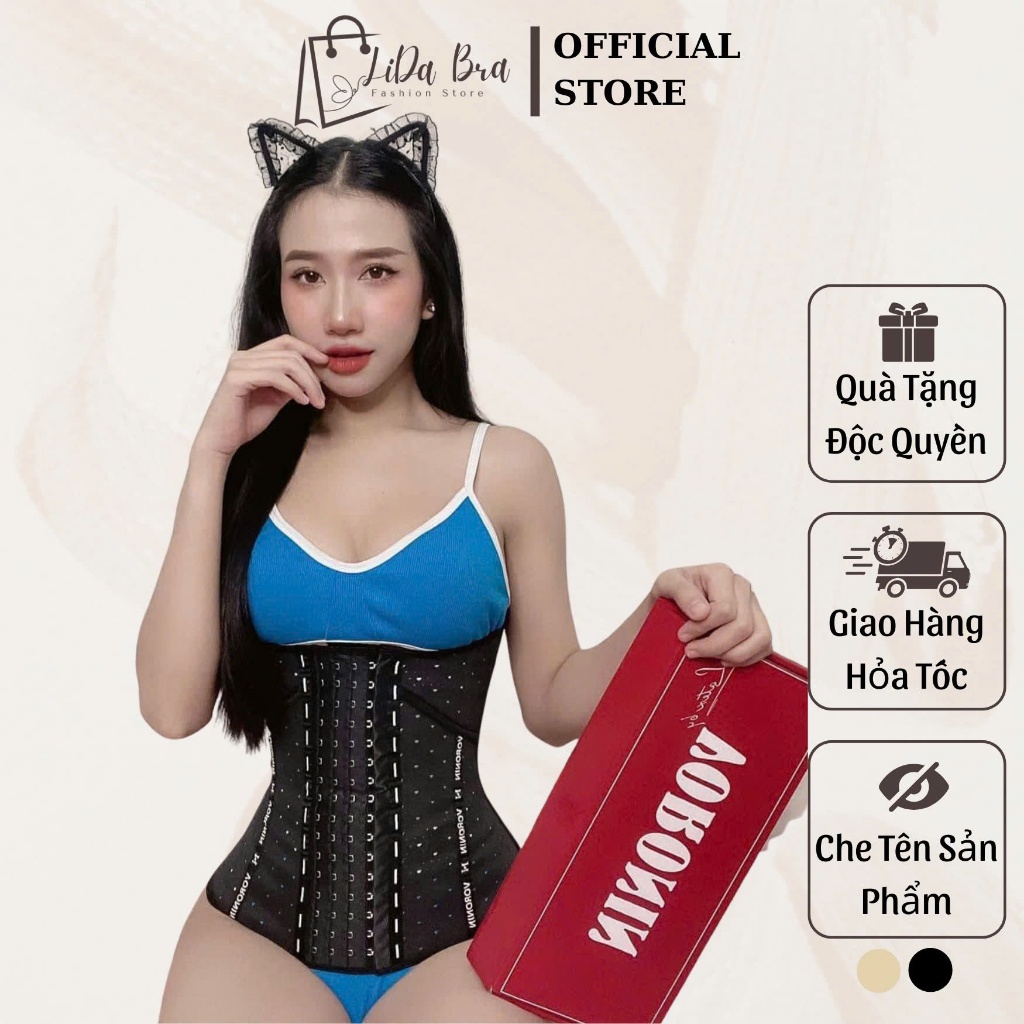 Đai nịt bụng, đai latex siêu eo cải tiến mới của Voronin,Đai nịt bụng latex thông hơi giảm mỡ [LiDa 