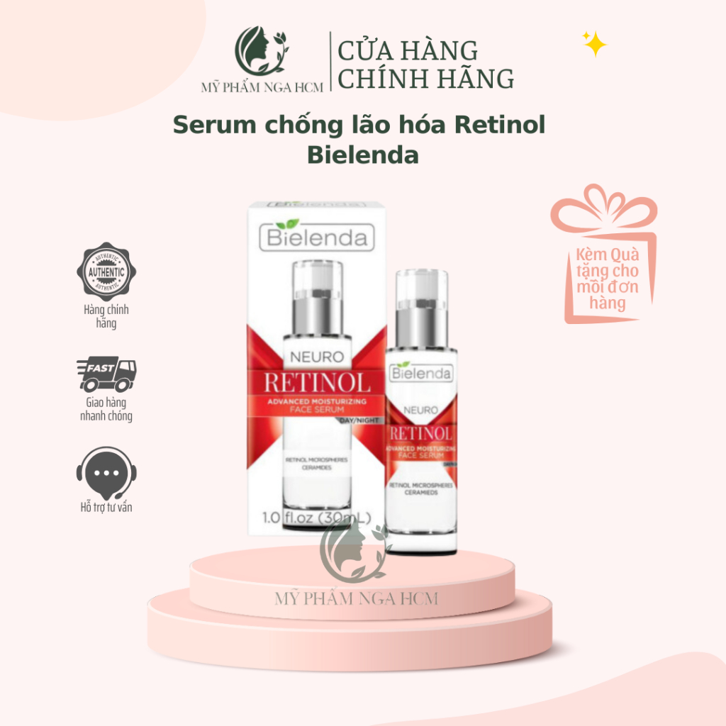Serum Bielenda Retinol Neuro chống lão hóa giảm nhăn 30ml