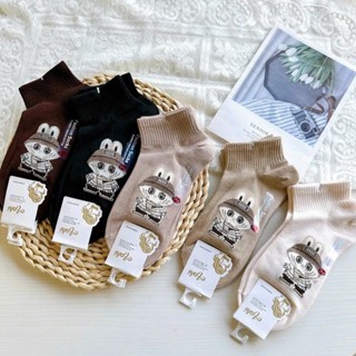  Set 10 đôi tất vớ nữ cổ ngắn Labubu chất liệu mềm mại êm chân mềm mỏng thoáng mát siêu hot 2025 