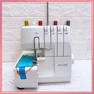 Máy Vắt Sổ Mới 100% Máy Chập Máy Cuốn Bèo Riccar nguyên thùng,tem mác đầy đủ- Hàng đời mới dễ sử dụng- Đủ linh phụ kiện