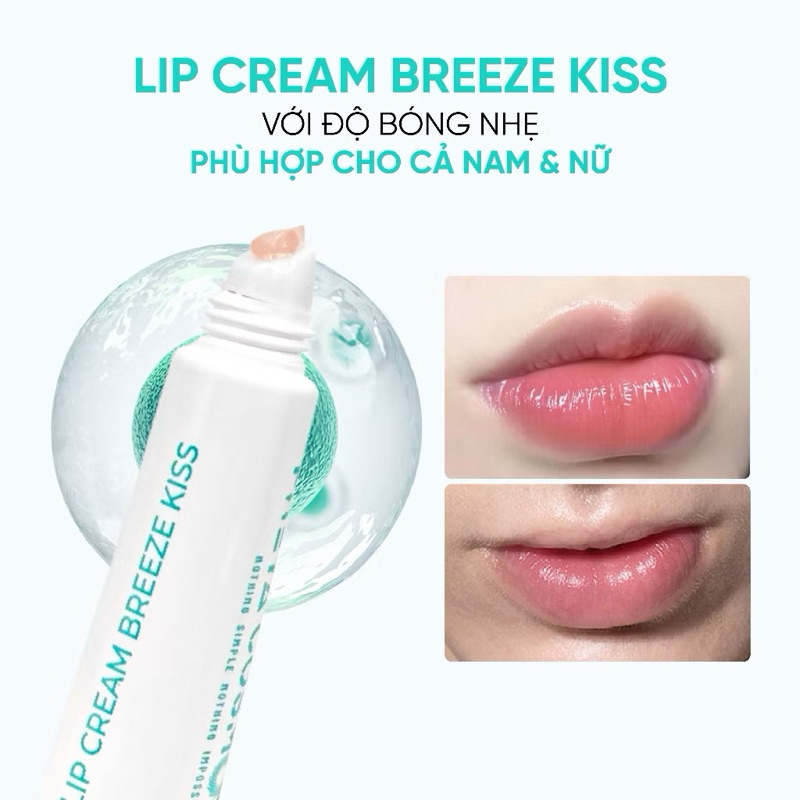 Kem Dưỡng Môi Freya Cosmos, Không Màu, Giảm Thâm Môi Breeze Kiss 4.5gr