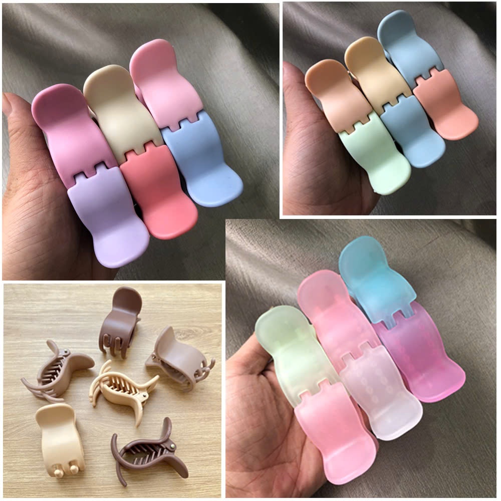 Kẹp Tóc Càng Cua Mix Màu Màu ngẫu nhiên