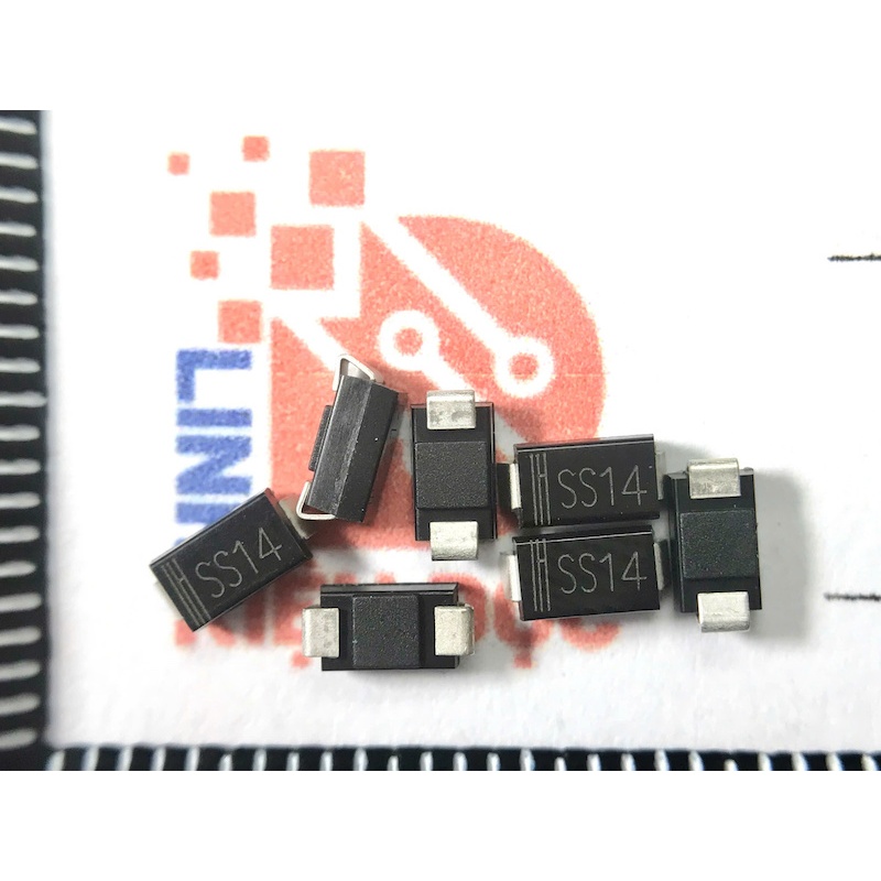 Combo 50 con 1N5819, IN5819, SS14 Diode 40V/1A SMA