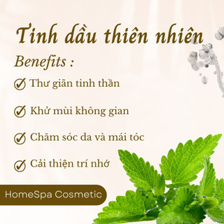 Tinh dầu bạc hà thiên nhiên nguyên chất - Xông phòng thơm mát, thư giãn, ngủ ngon - 10ml/ 50ml/ 100ml