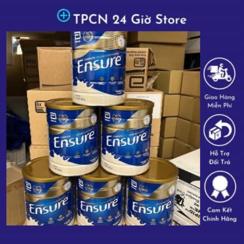 combo 6 lon [Date mới 2026] Sữa bột Ensure gold Úc 850g Hương Vani