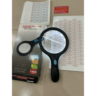 Kính lúp Đức cao cấp có 10 đèn LED