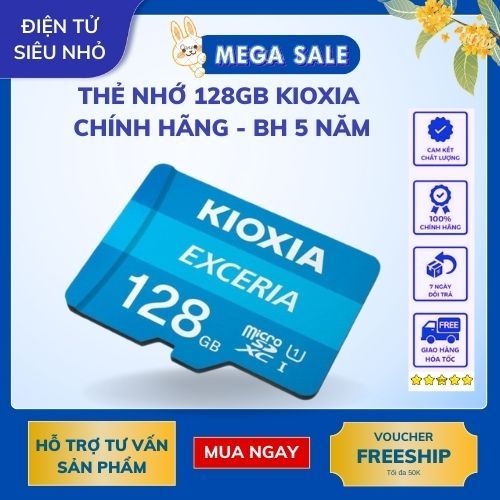 (Hàng chính hãng | Bảo hành 5 năm) Thẻ Nhớ 128GB KIOXIA - Khuyên dùng với CAMERA REOQOO