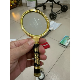 Kính lúp tay cầm hoa văn MS03