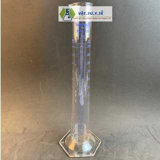 Ống đong thủy tinh vạch xanh đế lục giác hàng (Biohall-G) nhiều kích thước - YTHN