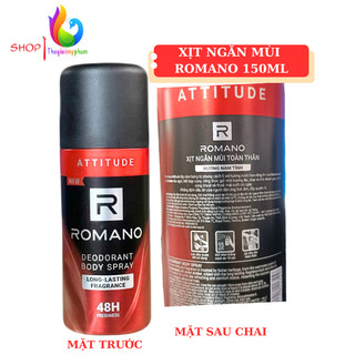 Xịt Ngăn Mùi Toàn Thân Romano 150ml Dành Cho Nam