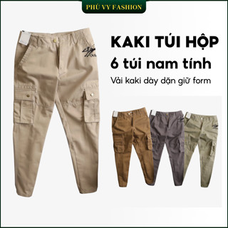 Quần Kaki Nam, Quần Dài Kaki Nam Trung Niên Túi Hộp Phú Vy Fashion Nhiều Màu Nam Tính Dễ Phối ( QDTH31 )