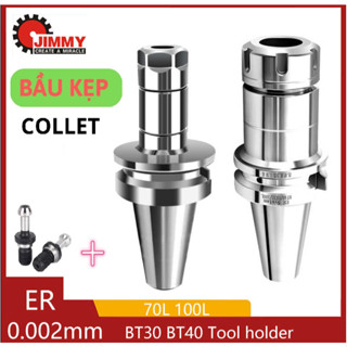Bt40 Bt30 er32 er25 er20 er16 ,bầu kẹp collet , bt máy phay CNC (Tặng kèm đuôi chuột 45 độ)