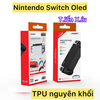 Vỏ ốp nguyên khối Nintendo Switch Oled hãng dobe case ốp tpu nintendo switch oled