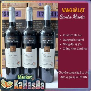 Vang Đà Lạt Santa Marta 13.5 750ml
