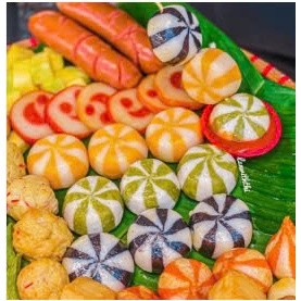  Viên thả lẩu Việt Nam lacusina đủ 6 vị ngon và rẻ trứng tôm trứng cá răng mực gà nướng mix vị gói 500gr 