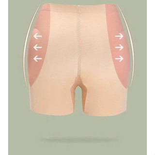 Quần độn hông mút liền su đúc không viền khắc phục lõm hông mặc váy body 6660 [MEOW Corset]