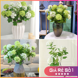 Hoa giả - Cành hoa Cẩm Tú Cầu 3 bông siêu sang  (Giống thật 99% ) hoa trang trí nội thất /chụp ảnh