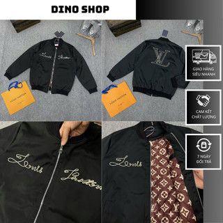  Áo Khoác Nam Eo Vì Trần Bông Thêu Chữ Siêu Đẹp  - Áo Bomber Nam Trần Bông Lờ Vê Thêu Chữ Hàng Cao Cấp 