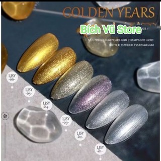Sơn Gel AS mã LJSY kim tuyến | AS mẫu chai đen 15ml