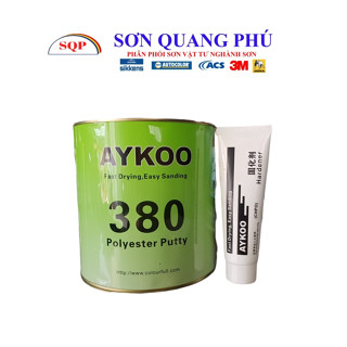 Matit Bả Aykoo 380 4kg trét đắp lon bột bả nền, dùng cho ô tô, xây dựng, gỗ, gốm, kim loại SONQUANGPHU8856