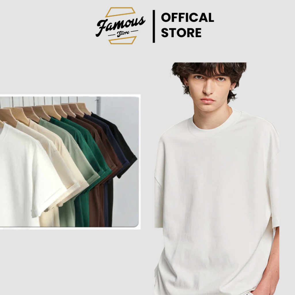 [ FULL TAG ] Áo Thun Trơn Cotton Premium Full Color, Áo Thun Trơn Unisex Form Đẹp