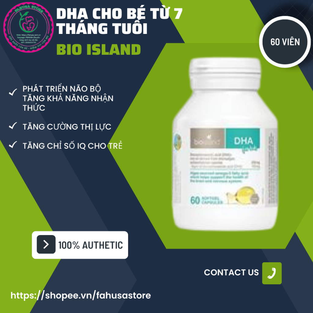 DHA BIO ISLAND FOR KID ÚC DATE 2027