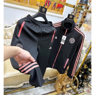  Bộ thể thao nam Bộ quần áo nỉ nam chất liệu Umi hàn Cao cấp cổ trụ form thể thao năng động 