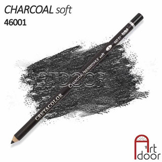 [ARTDOOR] Bút chì than Đen Thô CRETACOLOR Charcoal (cây lẻ)