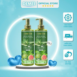  Dầu Gội Thảo Dược Bưởi Nha Đam Trắc Bá Diệp Daichi Giảm Rụng Kích Thích Mọc Tóc 800ML 
