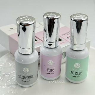 Sơn gel Top base cứng móng hoa hồng