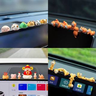 [TẶNG MIẾNG DÁN] Bộ sưu tập mô hình dán đỉnh màn hình máy tính, TV decor màn hình ô tô, trang trí gương xe, làm quà tặng