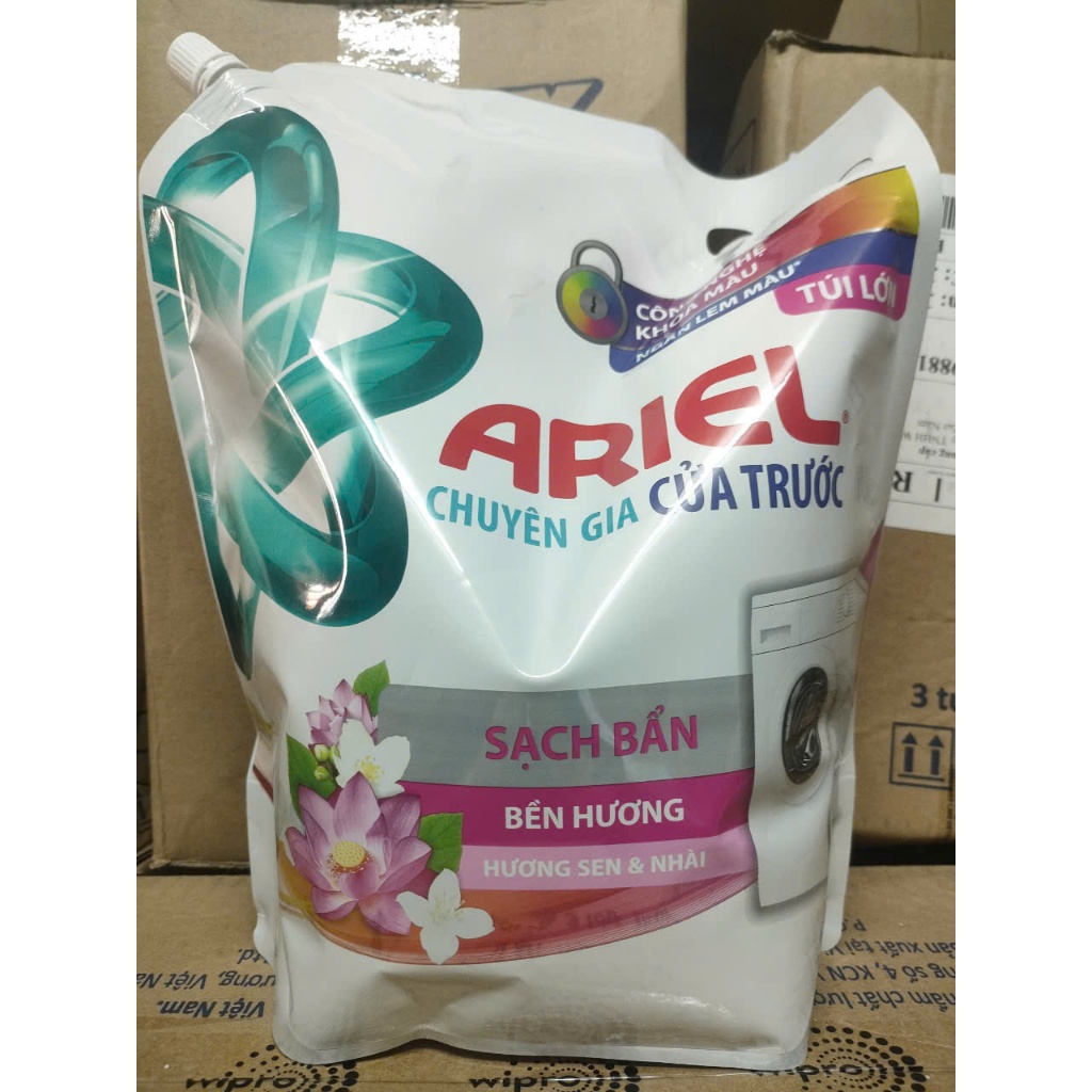 Nước giặt Ariel cửa trước hương Sen nhài / Đam mê 3.05kg ( Hàng chính hãng )