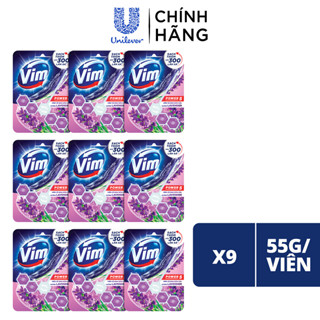 [LIVE 29,11] CB 9 Viên Tẩy Bồn Cầu Vim Power 5 Sạch Khuẩn Thơm Mát (Hương Lavender | Hương Chanh | Hương Trà xanh&Chanh)